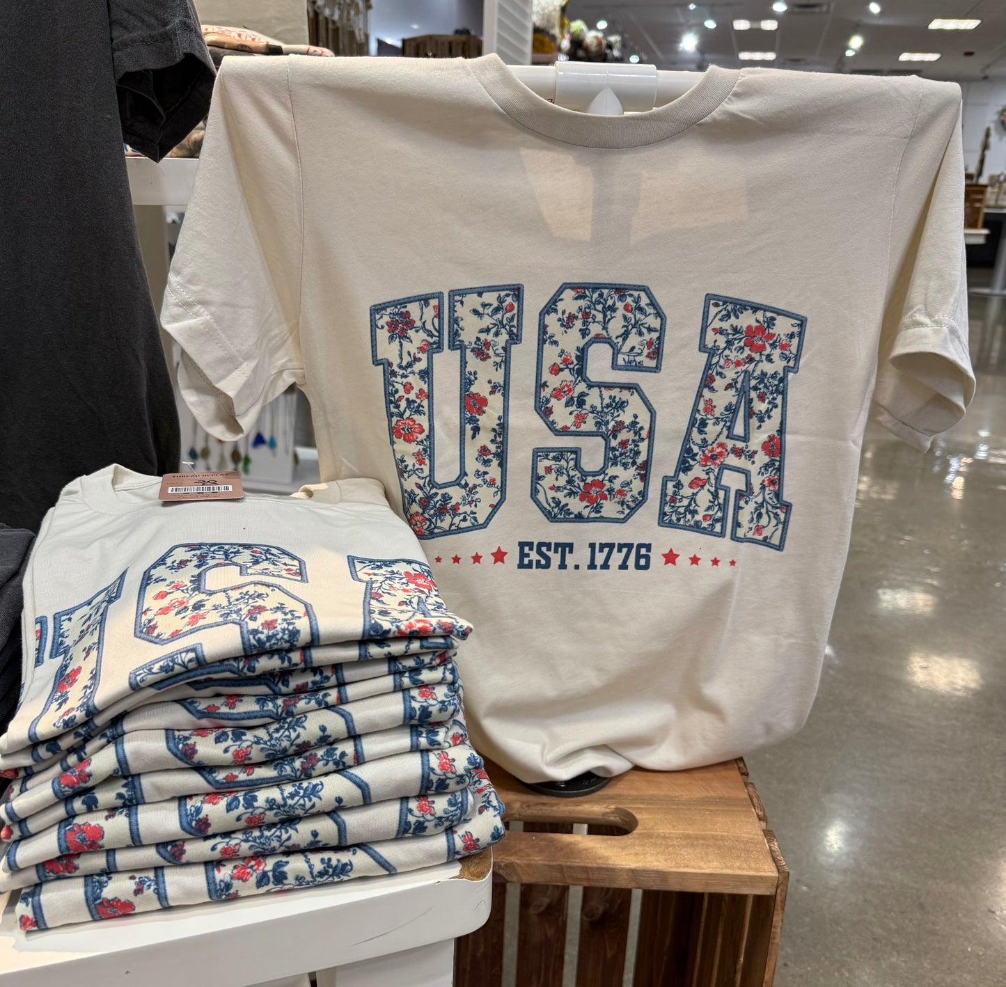 USA Faux Appliqué Tee