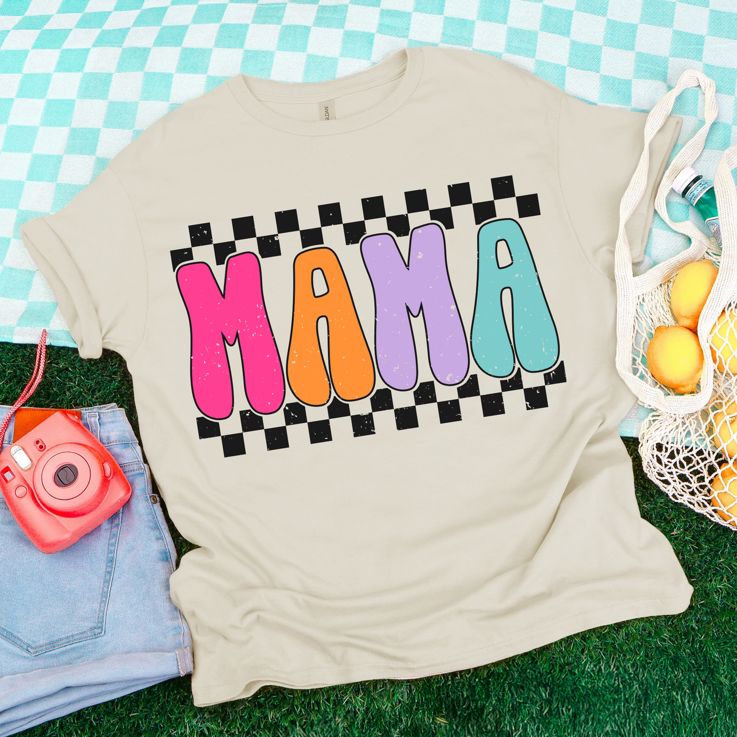 Checkered Mama TShirt / Sweatshirt