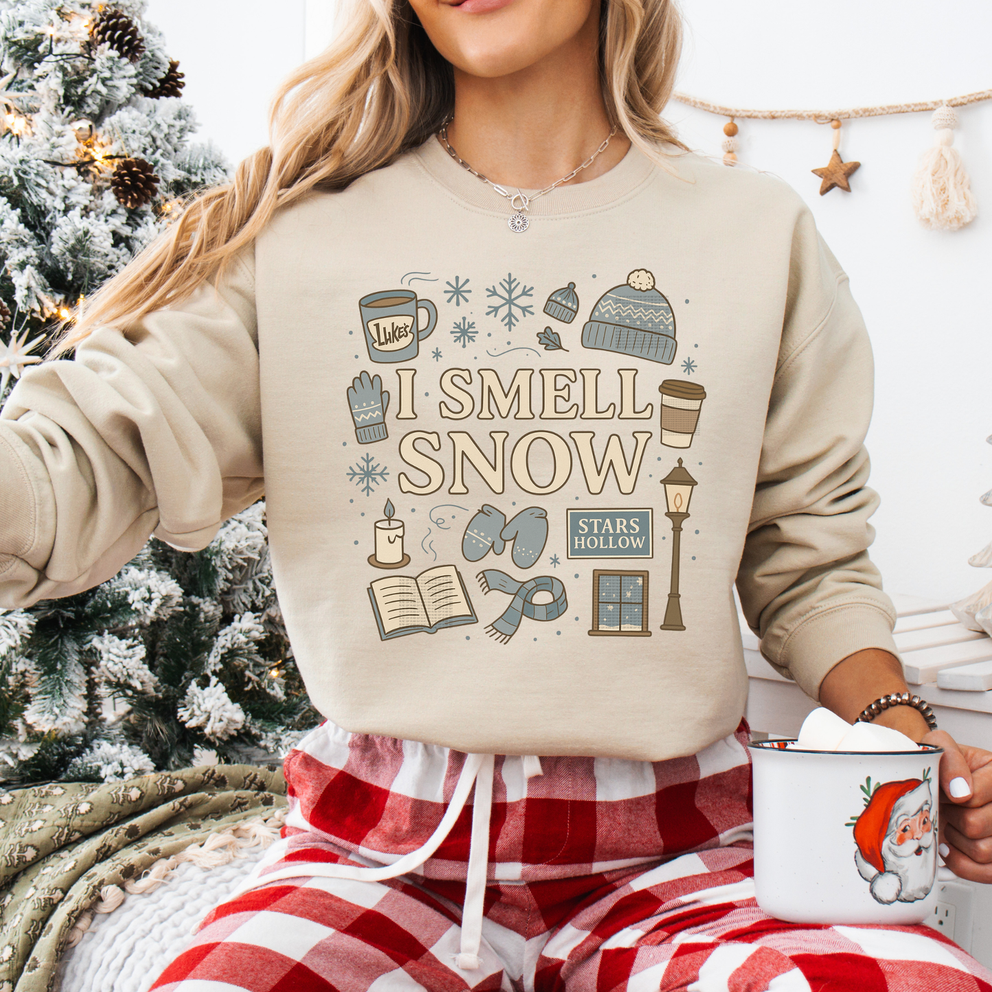 I Smell Snow Sweatshirt or Short Sleeve