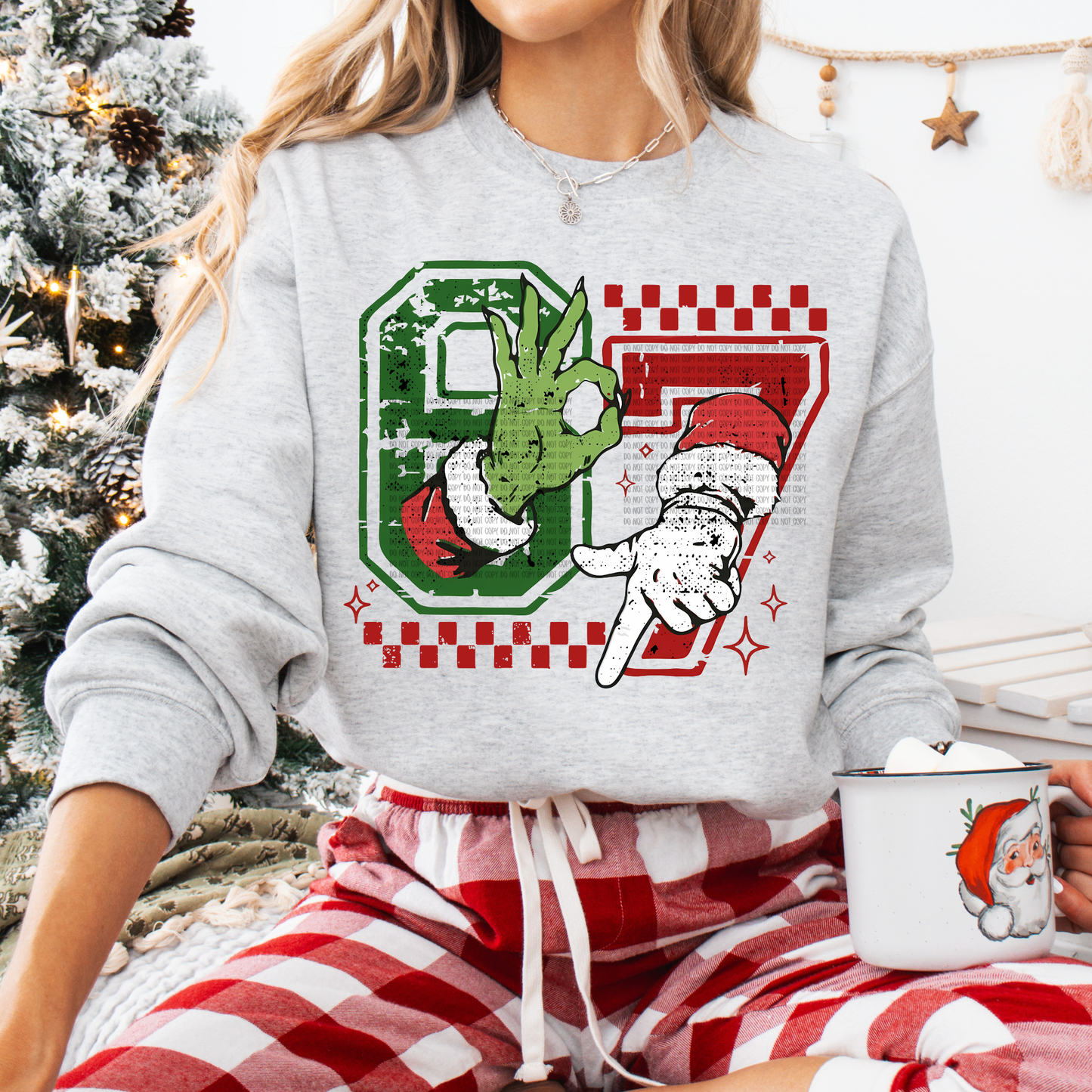 SIX SEVEN Christmas Sweatshirt or Short Sleeve