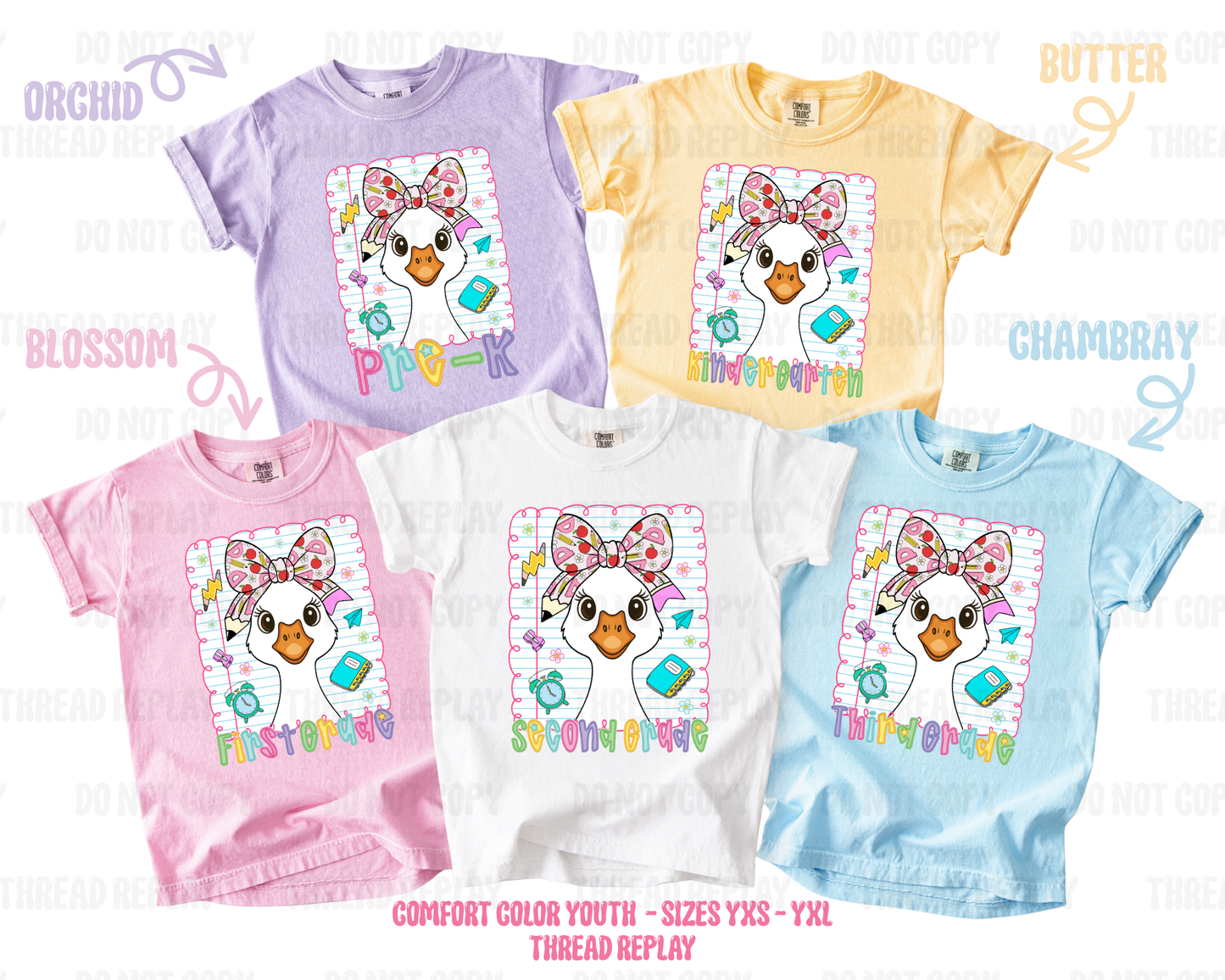 Comfort Color Youth Back To School Tee's!!