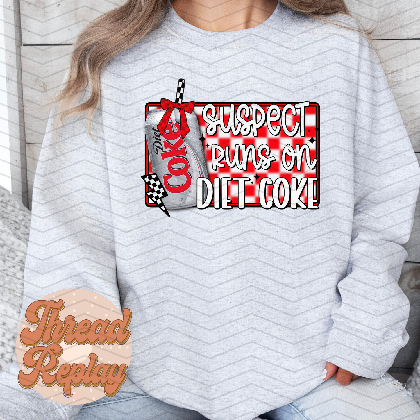 Suspect Runs on Diet CK Shirt