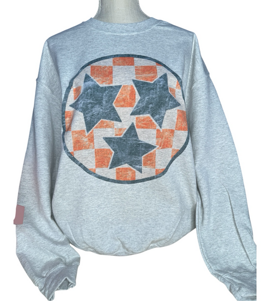 Tennessee Tri Star Sweatshirt - Unisex Fit