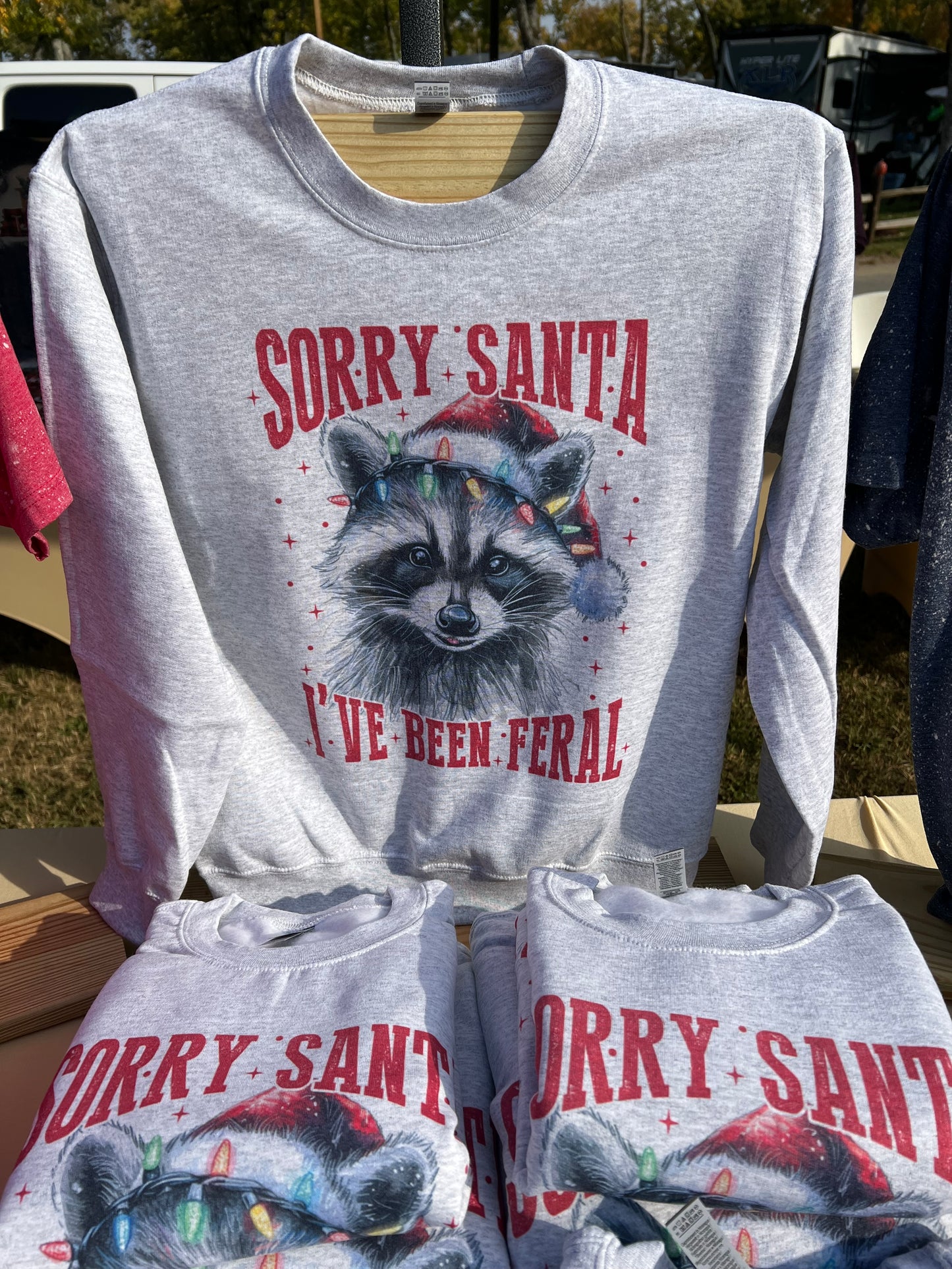 Sorry Santa, I’ve Been Feral unisex Fit Sweatshirt