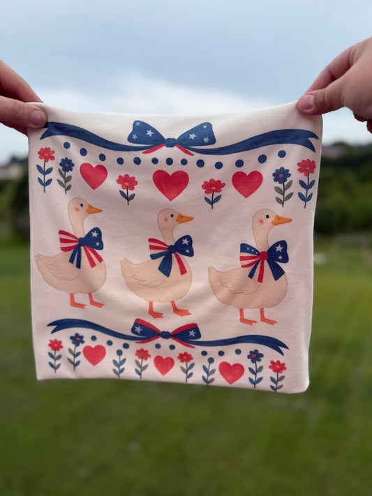 Bella Canvas Patriotic Goose.