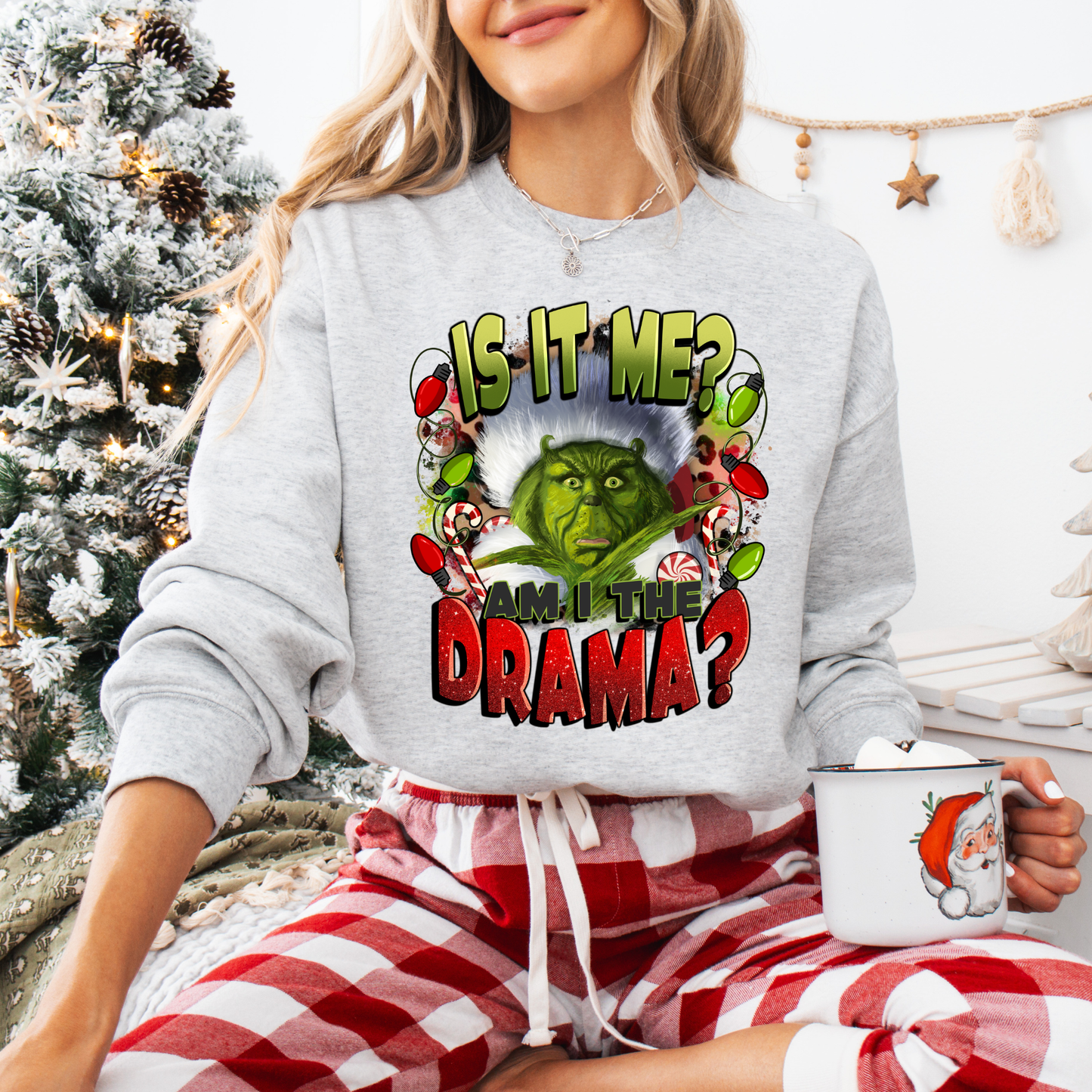 Is It Me?? Christmas Sweatshirt or Short Sleeve