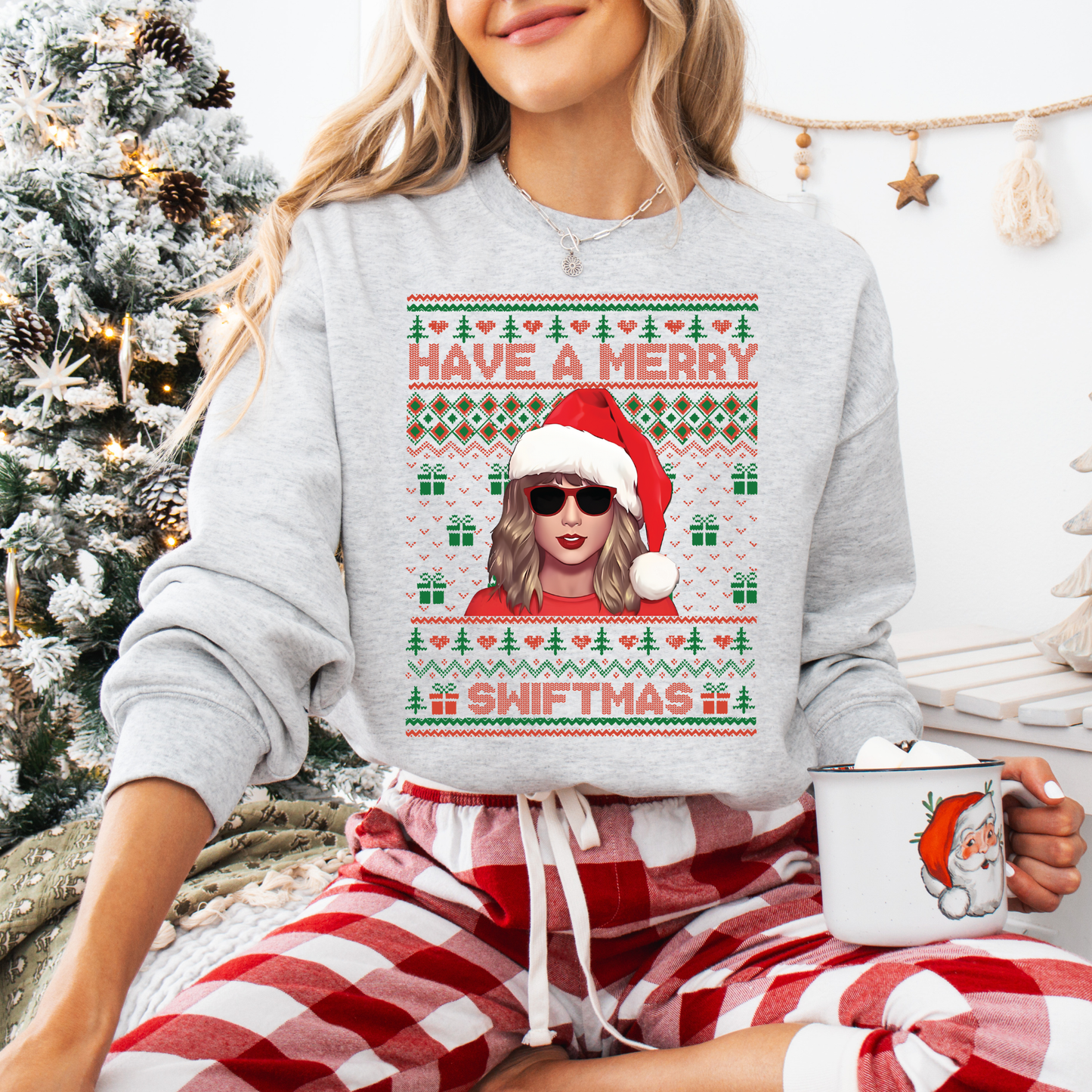 Merry Swiftmas Sweatshirt or Short Sleeve