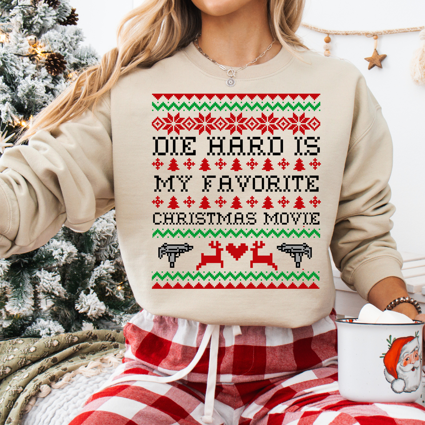 Die Hard is my Favorite Christmas Movie Sweatshirt or Short Sleeve