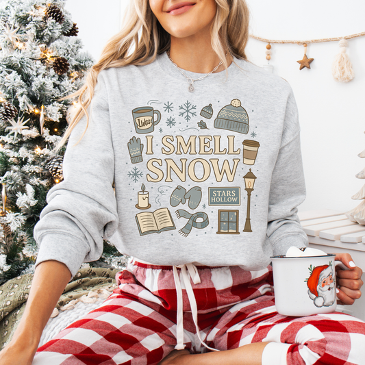I Smell Snow Sweatshirt or Short Sleeve