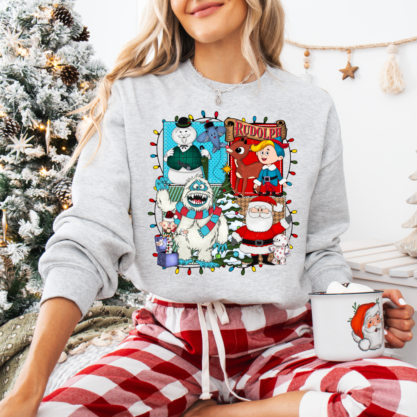 Rudolph Sweatshirt or Short Sleeve