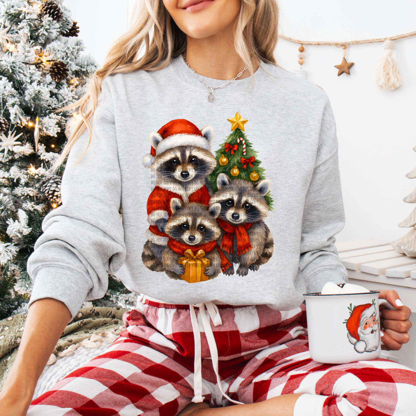 Raccoon Family Sweatshirt