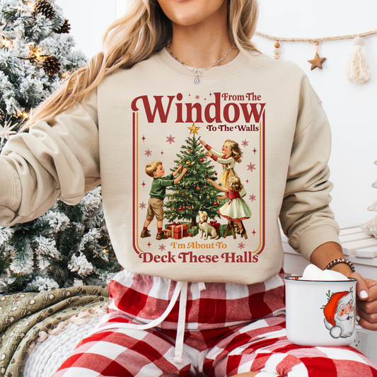 Deck These Halls Sand Sweatshirt