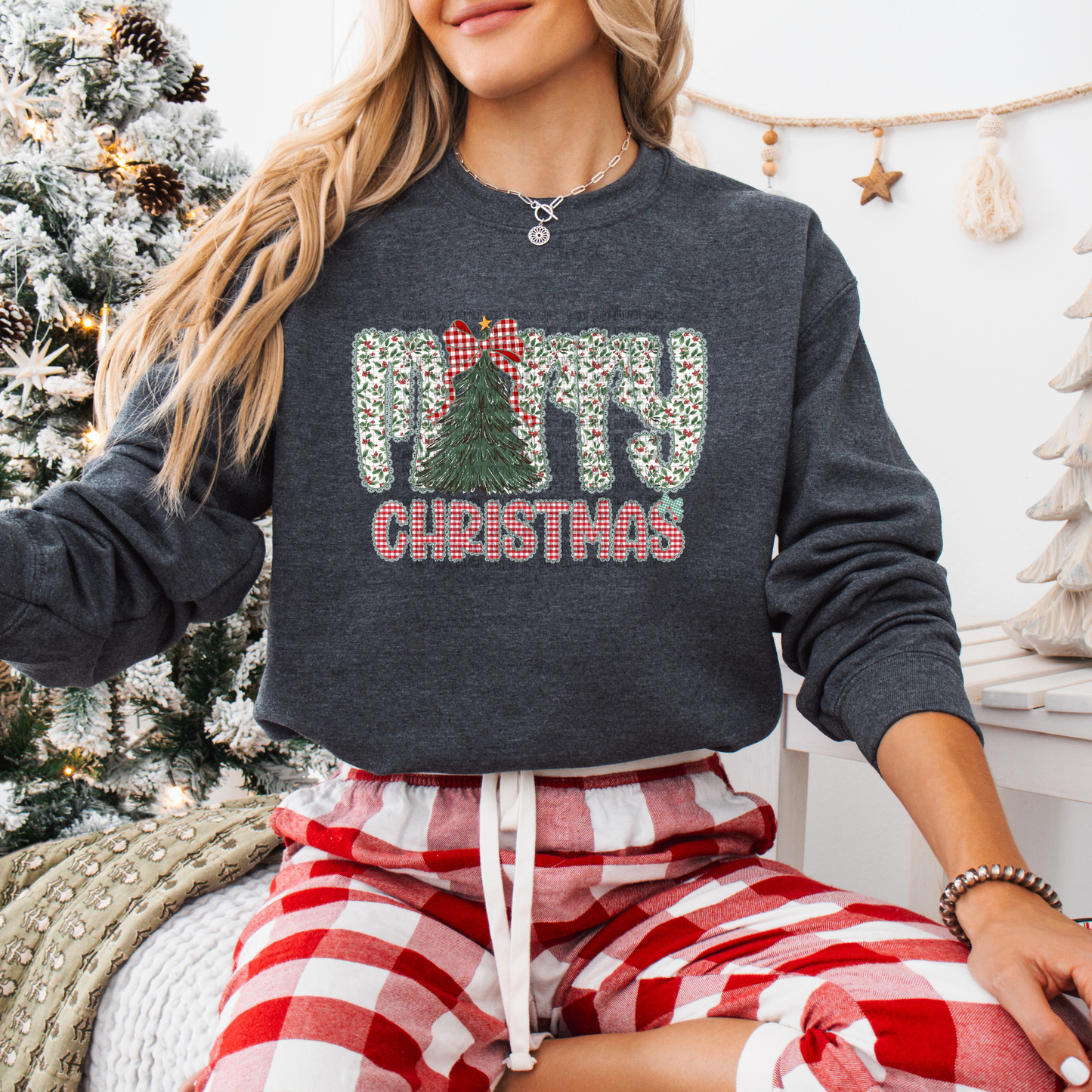 Merry Christmas Crewneck Sweatshirt