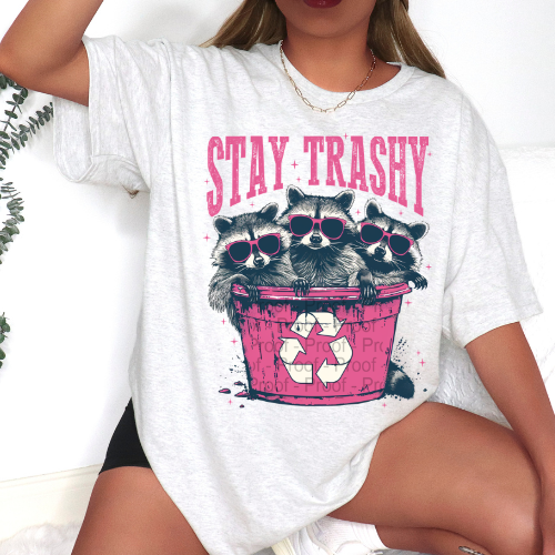 Stay Trashy Racoon | Short Sleeve or Sweatshirt