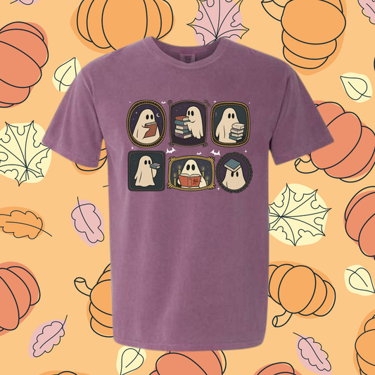 Comfort Color Reading Ghost Tee